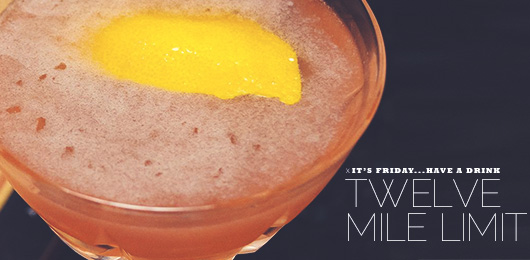 The Twelve Mile Limit Cocktail Recipe: A Smooth Triple Liquor Base Craft Cocktail
