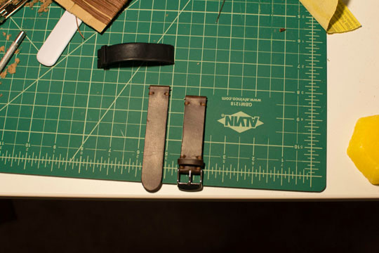 How to make a leather watch strap