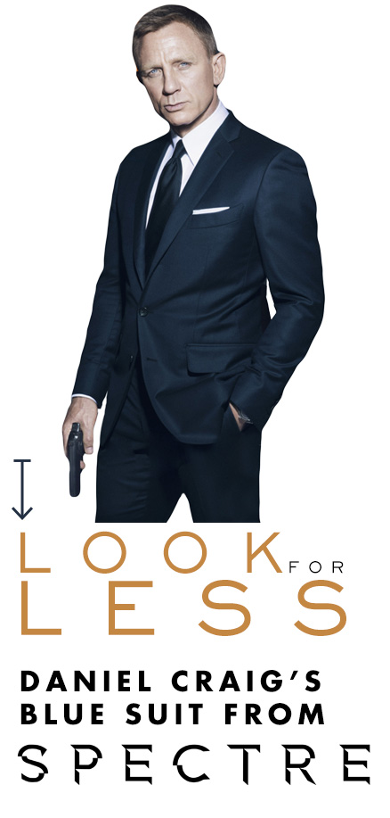 Daniel Craig's Blue Suit from Spectre – Look for Less