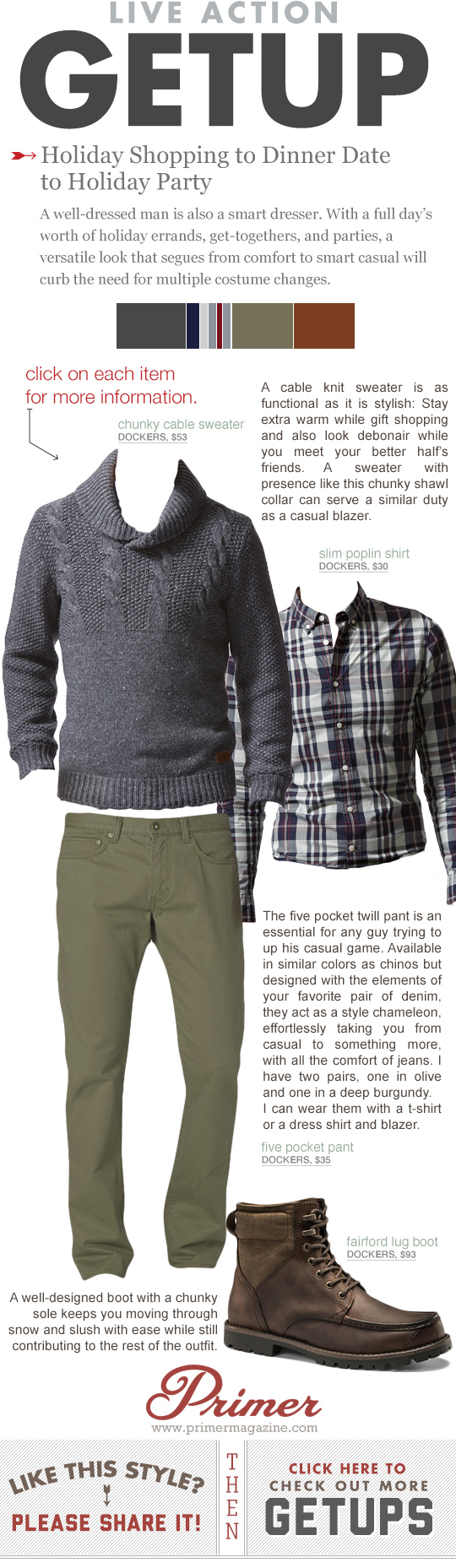 Men's casual winter outfit