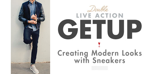 DOUBLE Live-Action Getup: Creating Modern Looks with Sneakers