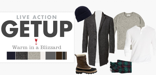 Warm in a Blizzard Live Action Getup