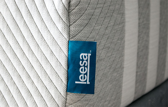 Leesa mattress label