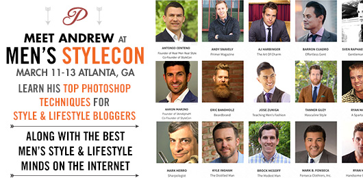Meet Andrew at Men’s StyleCon in March!