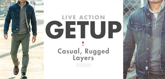 Live Action Getup Casual Rugged Layers with 2 outfit photos