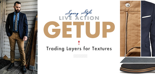 Live Action Getup: Trading Layers for Textures