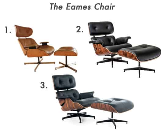 Examples of The Eames Chair