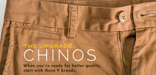 Upgrade - chinos - closeup of pants