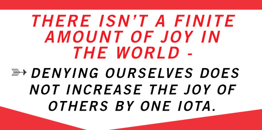 Article quote inset: There isn\'t a finite amount of joy in the world
