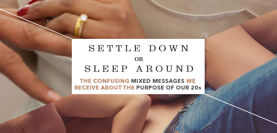 Settle Down or Sleep Around graphic