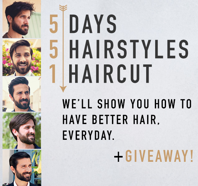5 Easy Men's Hairstyles with Just 1 Haircut
