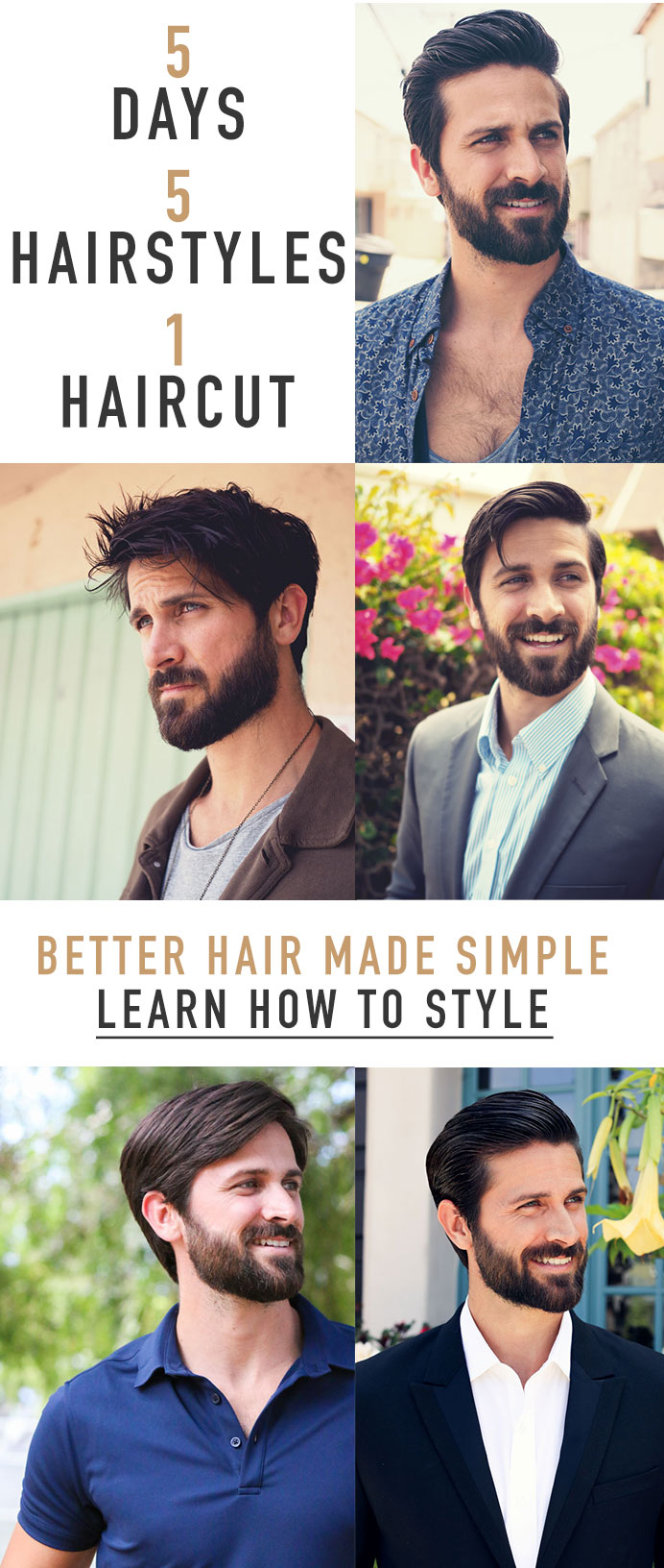 5 Days, 5 Hairstyles, 1 Haircut - We'll Show You How to Have Better Hair,  Everyday | Primer