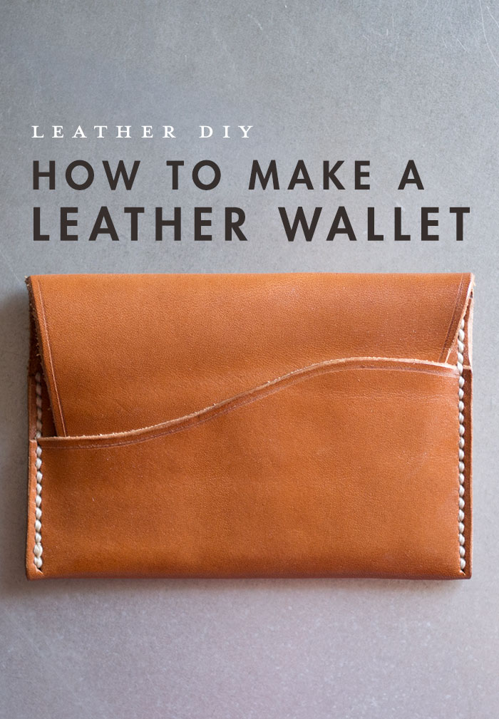 How to make a leather wallet   DIY