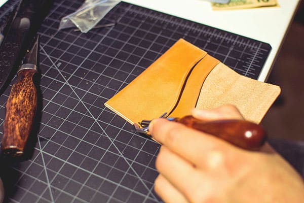 Make a leather wallet   30