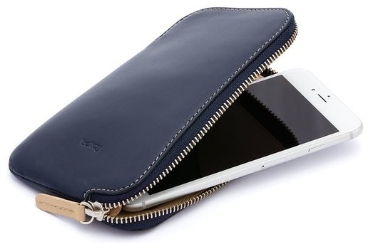 everyday carry belroy leather phone pocket