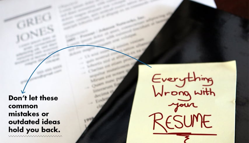 everything wrong with your resume logo
