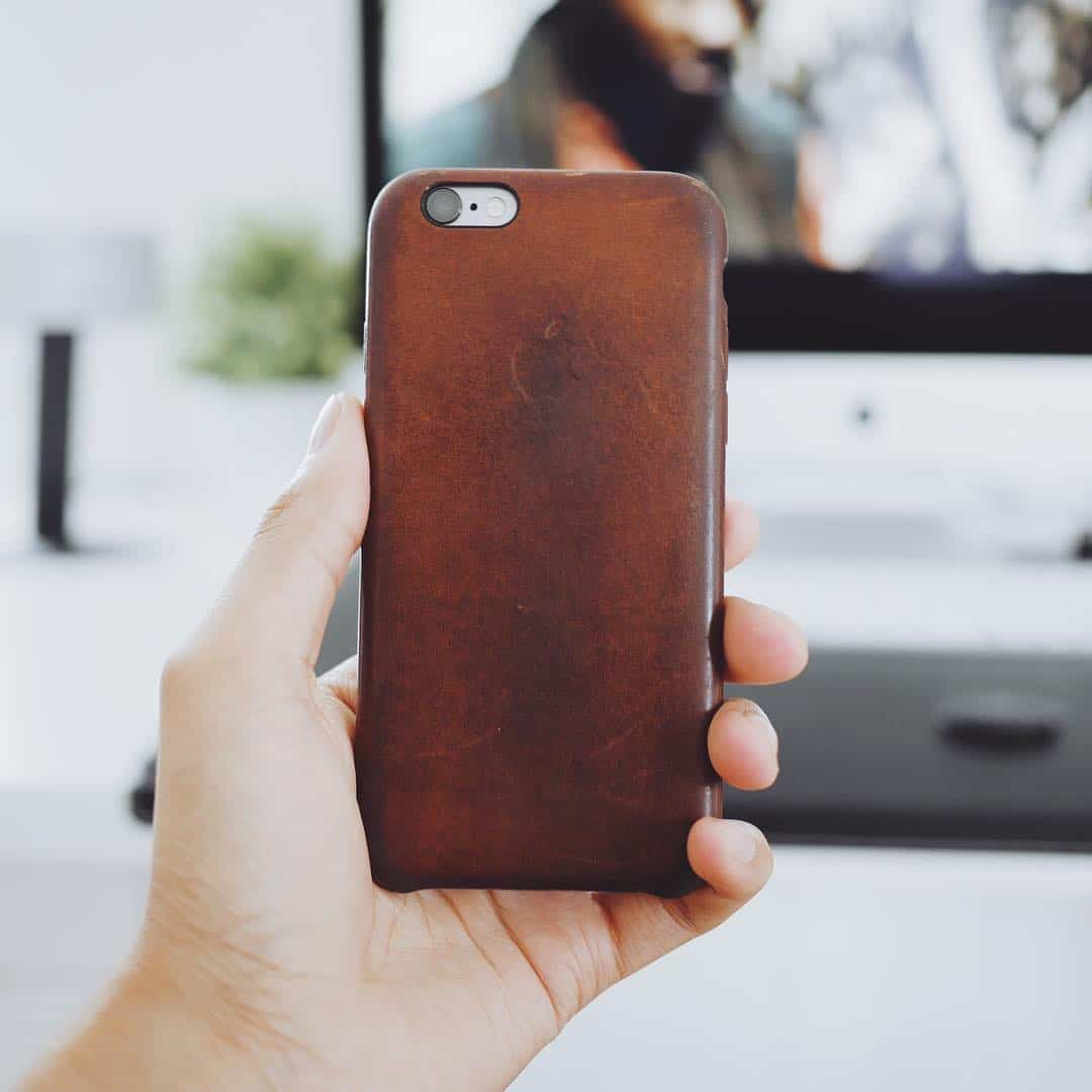 Apple leather iphone case