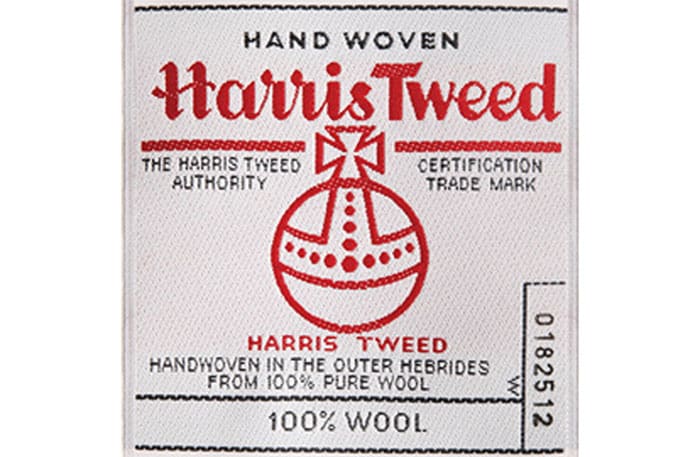harris tweed fabric seal