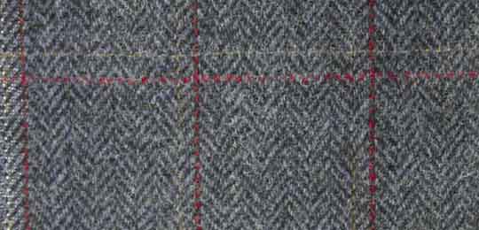 overcheck herringbone tweed fabric