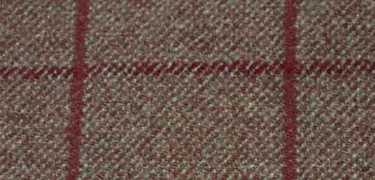 overcheck tweed fabric