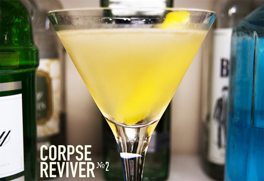 corpse reviver drinks with gin
