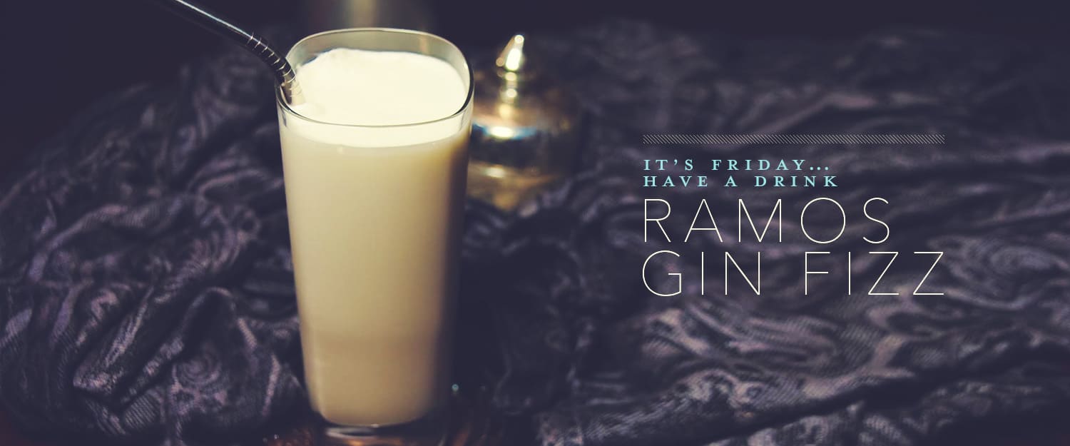 ramos gin fizz drinks with gin