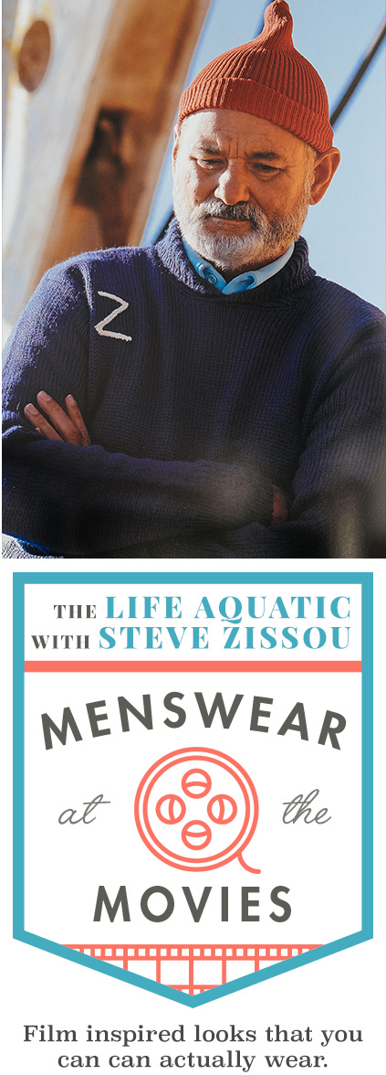 The Life Aquatic with Steve Zissou: Menswear at the Movies