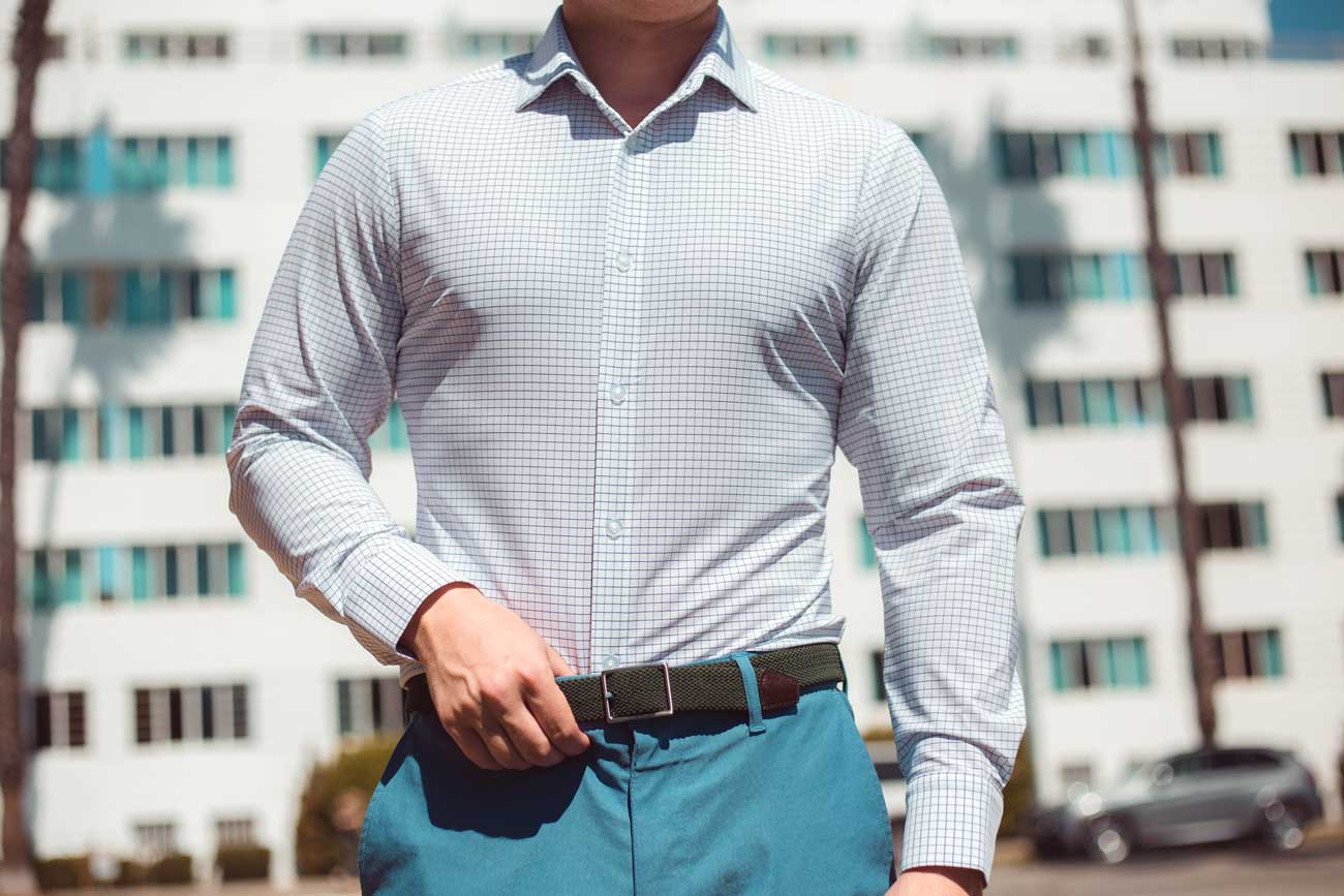Mizzen + Main Kennedy Button up   Men's Spring / Summer Outfit