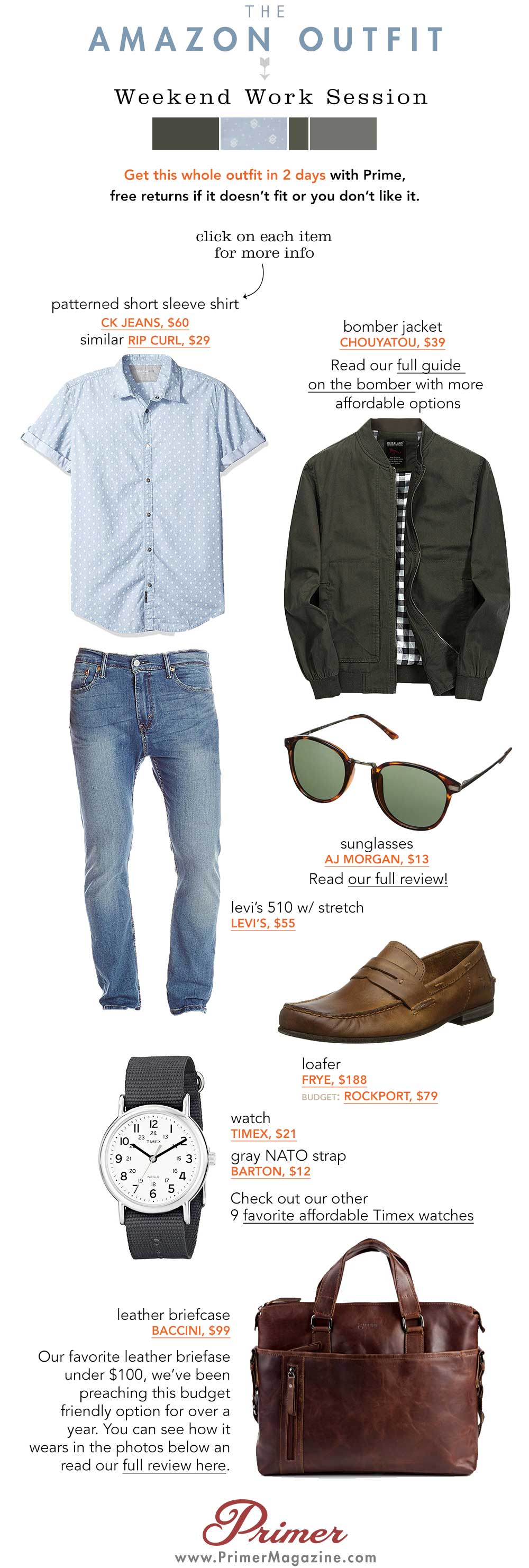 complete outfit from Amazon Prime Men Spring Fashion