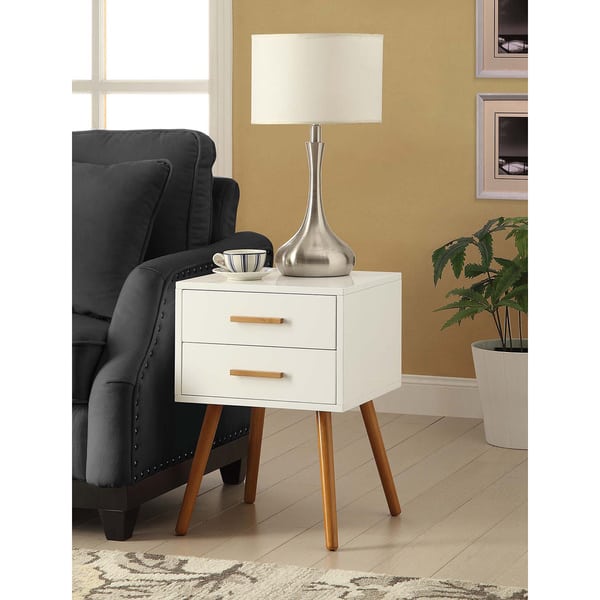 Convenience Concepts Oslo Two drawer End Table, $99.49