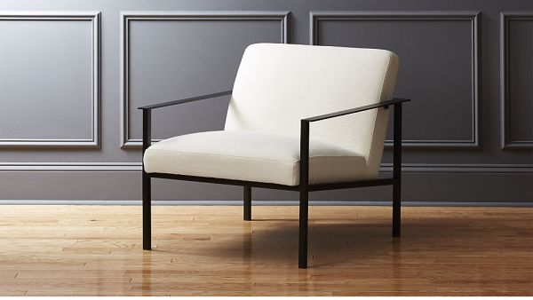 cue chair with black legs, $499