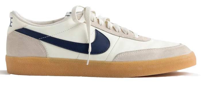 white nike with gum bottom