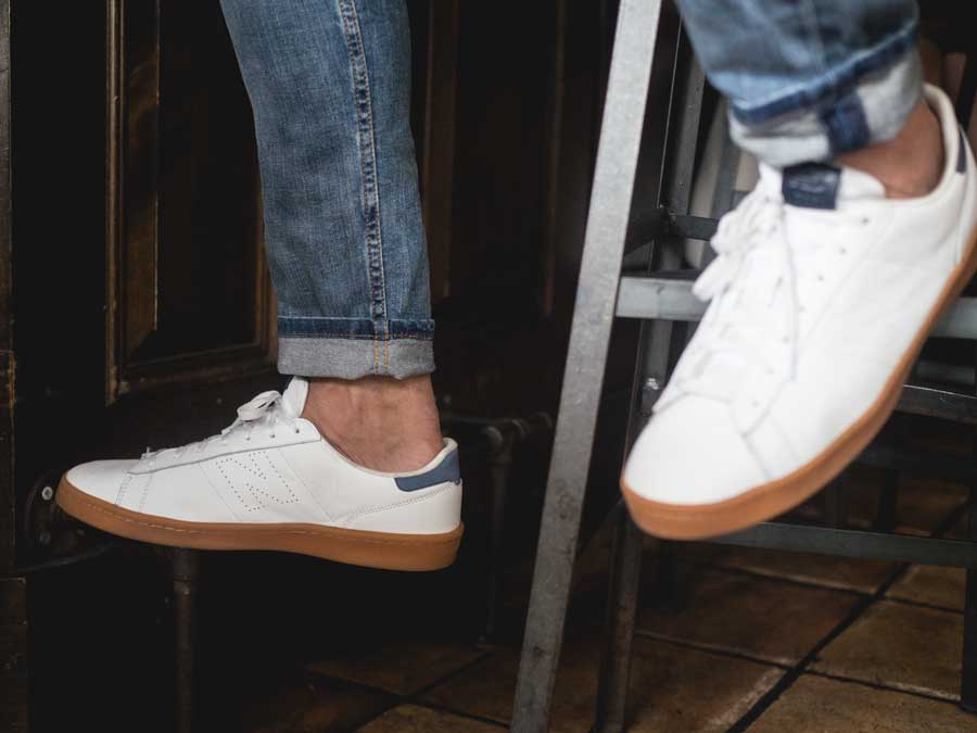 White Sneakers With Tan Sole La SAVE 35% - aveclumiere.com