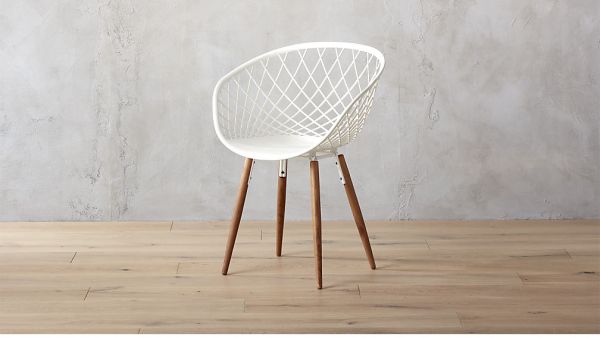 sidera white chair, $249