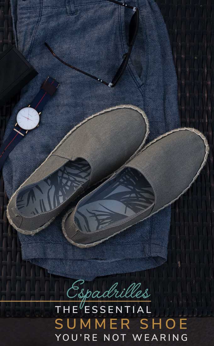 Canvas Espadrilles: The Essential Men's Summer Shoes