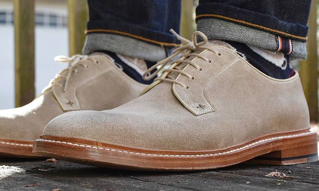 Suede buck shoes