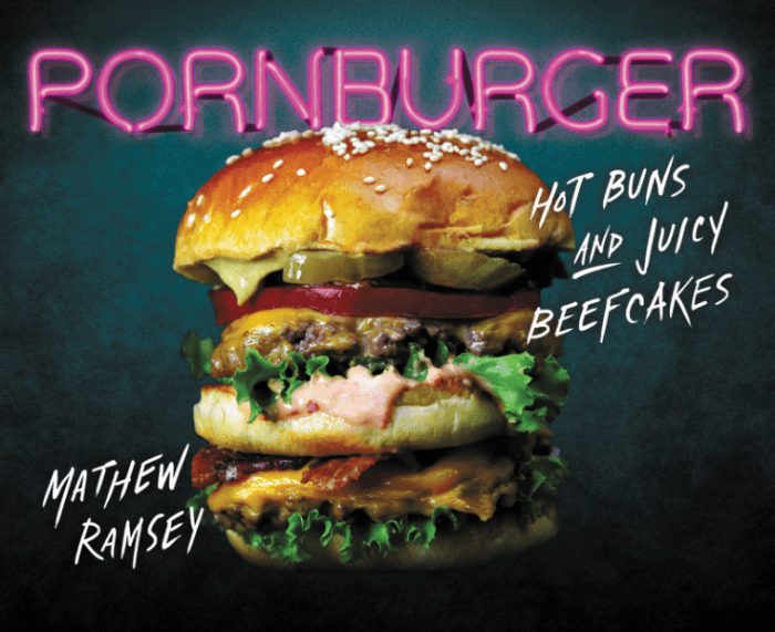 Cover of the PornBurger coffee table book