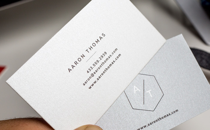 Example of business card