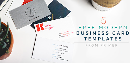 5 Free Modern Business Card Templates + Why Business Cards are Even More Critical in the Digital Age