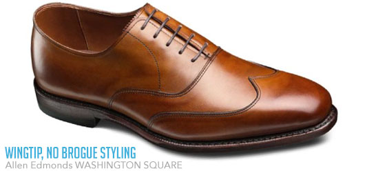 wingtip shoes history