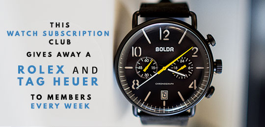 This Watch Subscription Club Gives Away a Rolex and Tag Heuer to Members Every Week + Save 10%