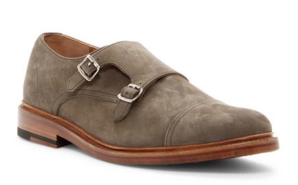A pair of monk strap shoes
