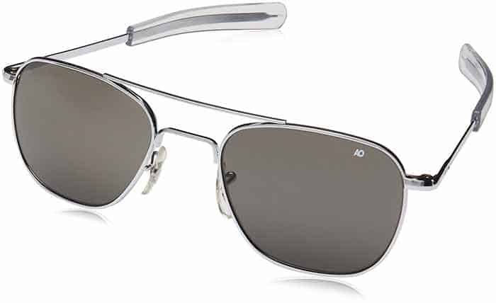 A close up of Aviator sunglasses