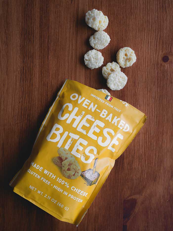 Trader Joes oven baked cheese bites   moon cheese
