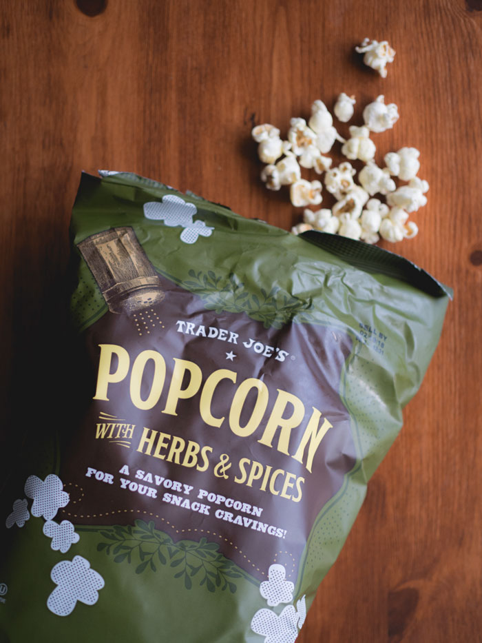 Trader Joes Popcorn with Herbs & Sprices