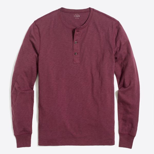 Red henley