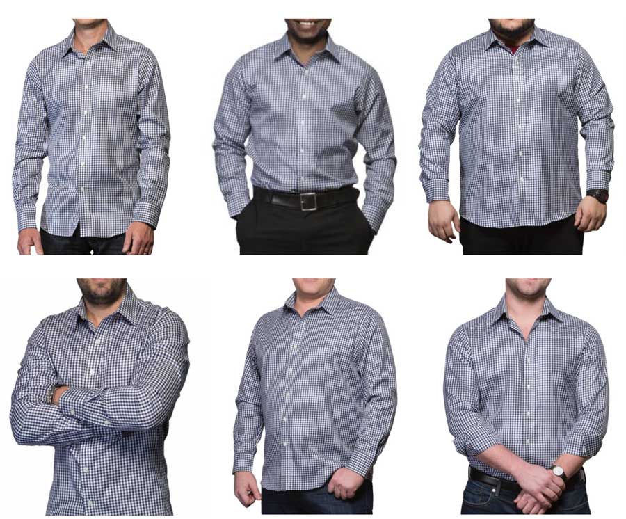 men's dress shirt sizes