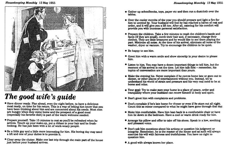 The original Good Wife\'s Guide