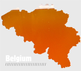 Map of belgium