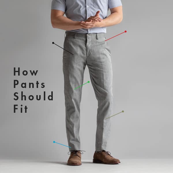 How Pants Should Fit: Dress Pants, Khakis, Jeans, and Shorts